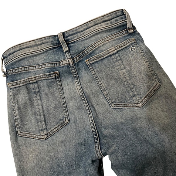 Rag & Bone Nina Tulsa Highrise Skinny Medium Wash Jeans, Sz 26 - Picture 10 of 16